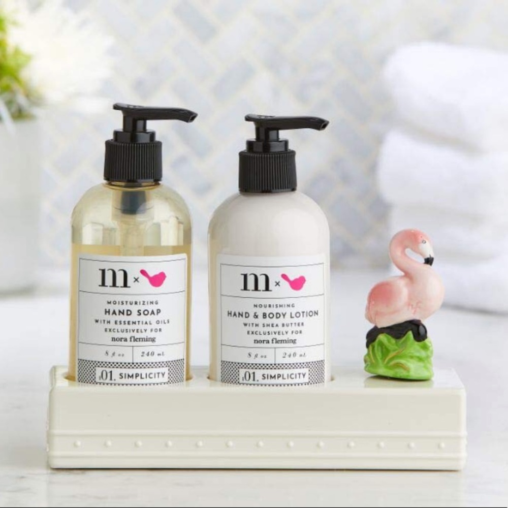 Nora Fleming retired pearl dots soap and lotion. Brand New 🆕